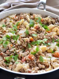 cabbage roll in bowl