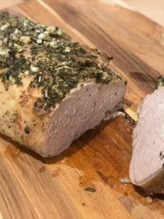 garlic butter pork tenderloin
